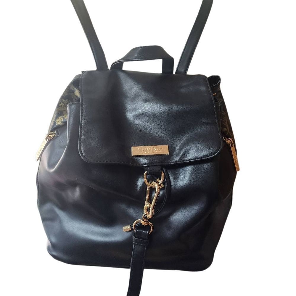 Versace Black and Gold Backpack